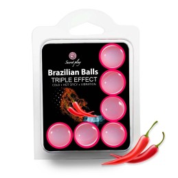 Boules Brésiliennes Triple Effet X6 Brazilian Balls Loveshop 28 à C...