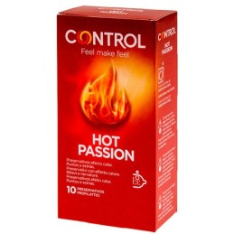 Préservatifs Control Hot Passion Préservatifs à effet chaud 10 unités
