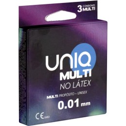 Uniq Multi Préservatifs Sans Latex 3 Unités UNIQ Loveshop 28 à Char...