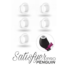 Penguin Stimulateur - 5 Embouts Silicone de Rechange Satisfyer Love...